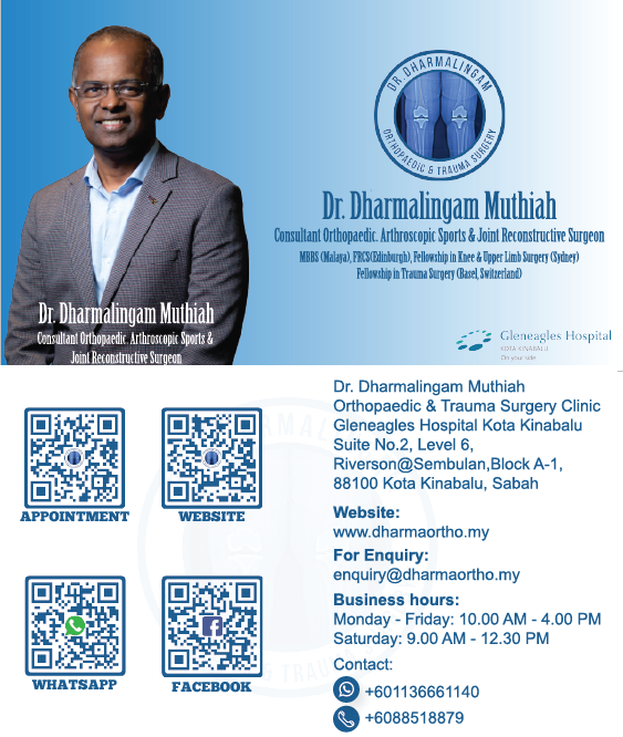 Business card design for Dr. Dharmalingam Muthiah