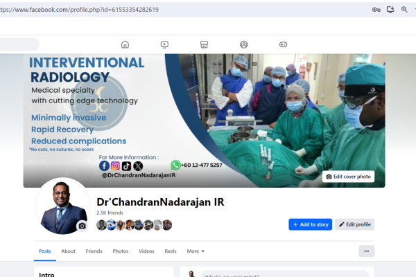 Dr. Chandran Nadarajan - Facebook (Personal)