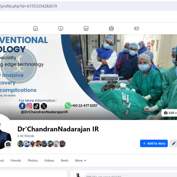 Dr. Chandran Nadarajan - Facebook (Personal)